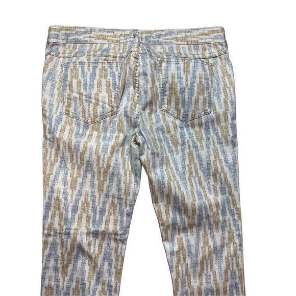Free People Ankle Pant Jean Ikat Print Cropped Skinny Women’s Sz 29 - Picture 11 of 12
